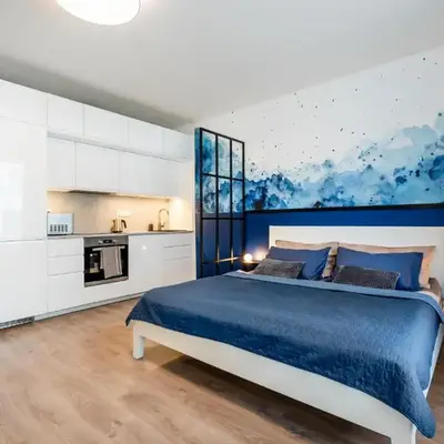 AuriApartments Libeň nový byt 1kk s garáží
