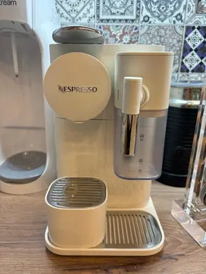 a coffee maker sitting on top of a counter at Apartment Dagmar Burešové in Prague