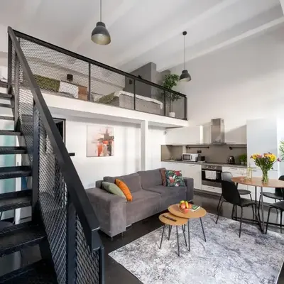 Loft spacious apartments in Prague