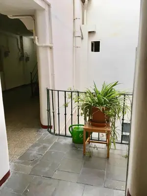 a room with a table and potted plants on it at Historic Centre Apartments II in Prague