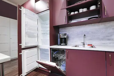 a kitchen with a sink and a dishwasher at Two-bedroom Haven In The Old Town in Prague