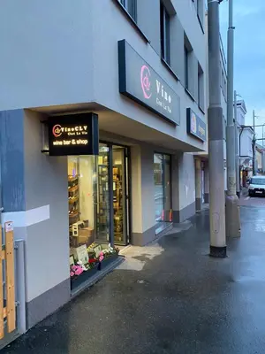 a store front of a building with a sign on it at Klapka 08 in Prague