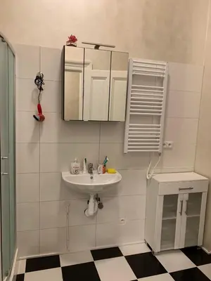 a bathroom with a sink and a mirror at TDC31, boo in Prague