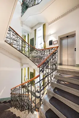 an image of a staircase in a house at MOOo Downtown in Prague