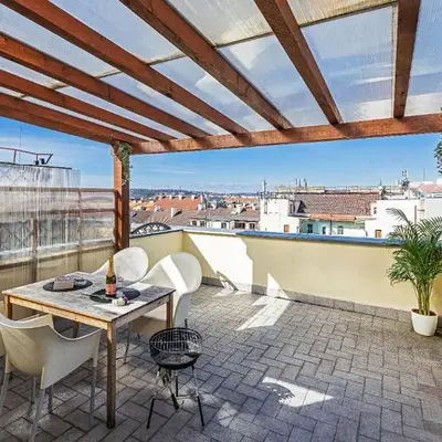 Modern Attic with Terrace - machova