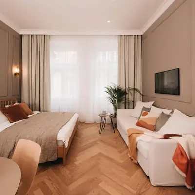 Stylish new apartment in Prague with A/C