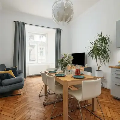 Comfortable and cosy apt a few steps from Dancing House and Naplavka Dance