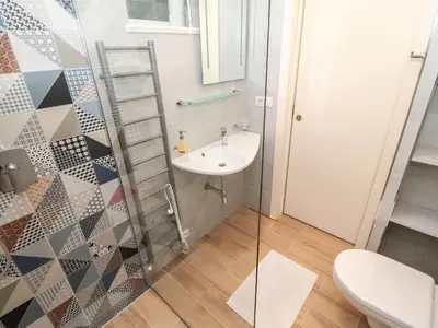 a bathroom with a sink and a toilet at Apartment O21 by Interhome in Prague