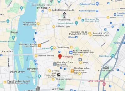 a map of paris click to see all hotels on a map at Koreatown in Prague