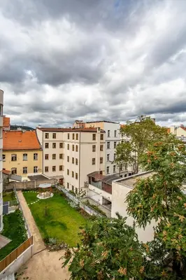 a view of a city with buildings at Melody in Prague