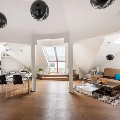 Luxury apartment with terrace and garage