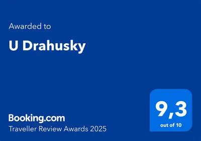 a blue screen with the words unavailable to udrink risky at U Drahusky in Prague
