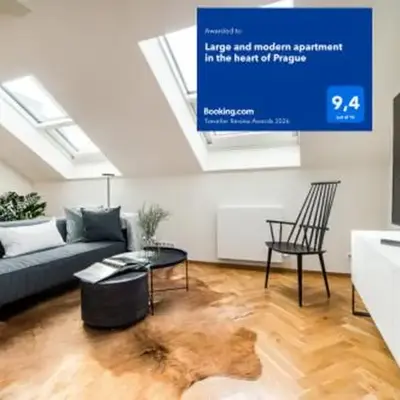 Large and modern apartment in the heart of Prague