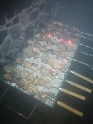 a bunch of donuts are cooking in an oven at Villa Barrandov pokoj 3 in Prague