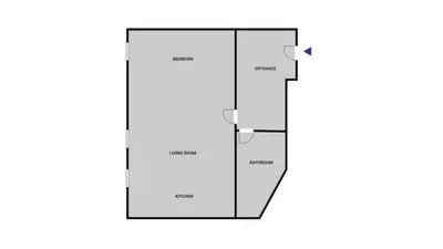 a floor plan of a building at Blueground Žižkov nr University of Economics PRG-36 in Prague