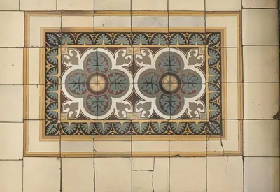 a window on the side of a building at Hotel Ambiance in Prague