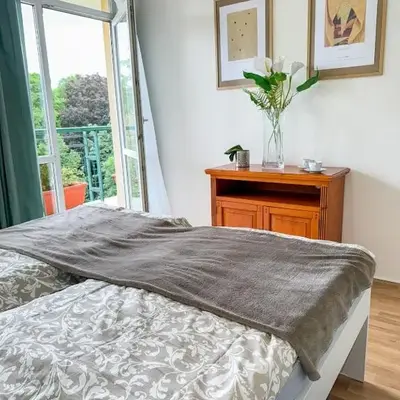 Sunny Flat with Terrace & Park View Near City Centre
