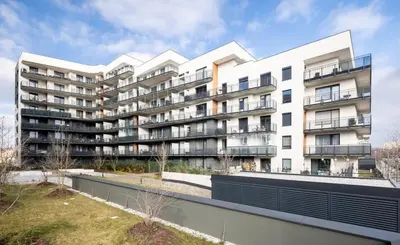 an image of an apartment building at Leo Cozy Flat Big Balcony Prague in Prague