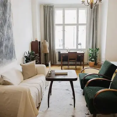 Stylish and unique 2 bedroom flat with balcony in Letna