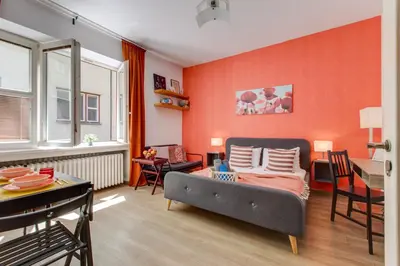 Gallery image of Quaint Red Velvet Apartment in Prague
