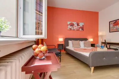 Gallery image of Quaint Red Velvet Apartment in Prague