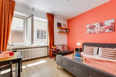 Gallery image of Quaint Red Velvet Apartment in Prague