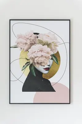 a picture of a woman with flowers on her head at Bright Royal Elegance in Prague