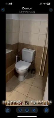 a bathroom with a white toilet in a room at Štěpánká - Lucerna 1 in Prague