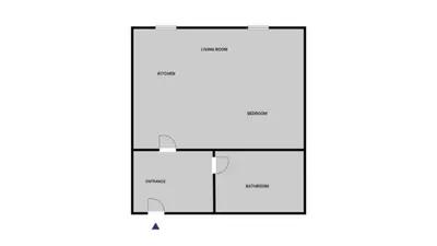 a floor plan of a house at Blueground Nusle view nr Vyšehrad PRG-70 in Prague