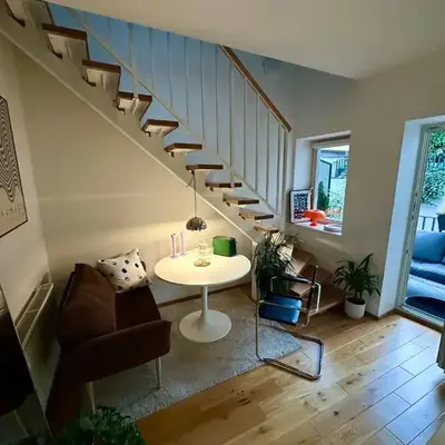 Modern two-storey apartment with terrace