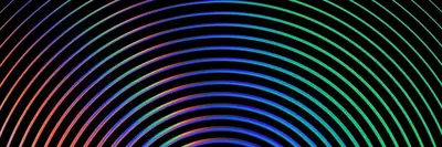 a close up of a spiral pattern in red and blue at Hotel NUMERO UNO in Pšovka