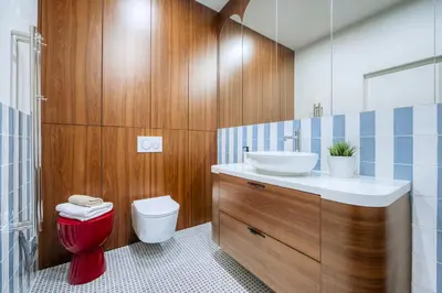 a bathroom with a washing machine and a washer and dryer at Boutique Apartment - 2 Double Beds and Balcony in City Centre by Gravity Prague in Prague