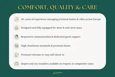 a screenshot of the comfortquality care website at LIL Apartment with Tyn Cathedral View, Parking & AC in Prague