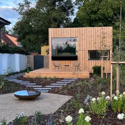 Stylish tiny house in an urban oasis