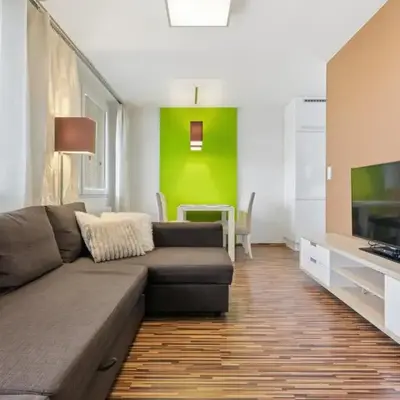 Apartment in a quiet part of Prague with a kitchen