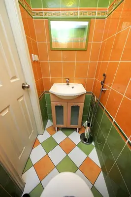a bathroom with a sink and a toilet at AP Antonie in Prague
