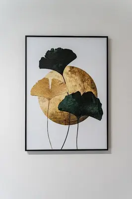 a framed picture of a group of plants at Bohemian Luxe Central in Prague