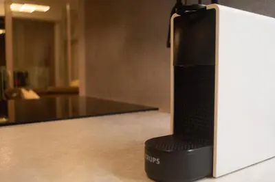 a sony wifi router sitting on a counter at Panorama Apartment with Parking in Prague