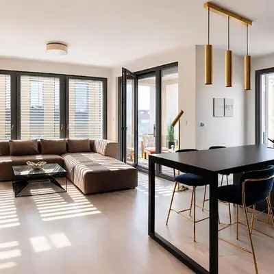 Stylish 2BDR Apartment with Free Parking & Terrace by EasyBNB Premium