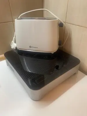 a coffee maker sitting on top of a counter at Prague Old Town Apartment Benediktska 6 in Prague