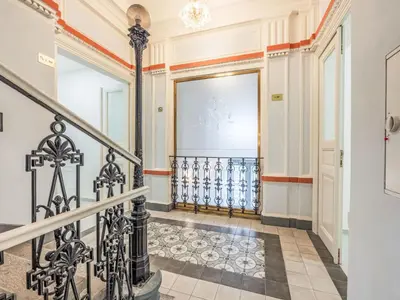 a building with a door on the side of it at Apartment Čelakovsky-5 by Interhome in Prague