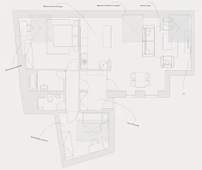 a floor plan of a house at Rezidence Ostrovní in Prague