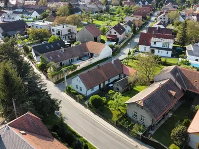 an aerial view of a residential suburb at Holiday Home Praskolesy by Interhome in Praskolesy
