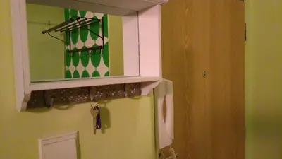 a small kitchen with a sink and a stove at Prague 7days Apartments - FREE PARKING in Prague