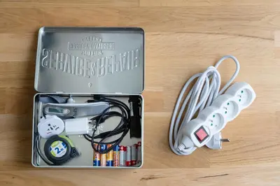 a lunch box with a wii game system and a controller at Romantic Bohemian Studio in Old Town Prague in Prague