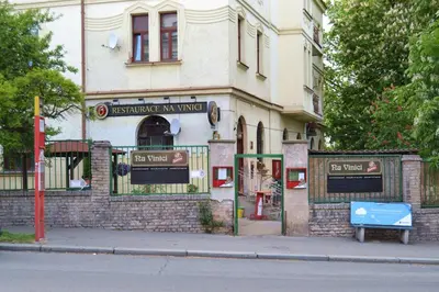 a building on the corner of a street at Pravouhla in Prague