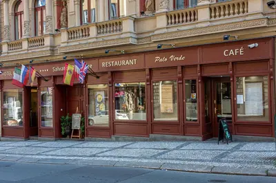 a facade of a building on a city street at Salvator Boutique Hotel vegan-friendly in Prague