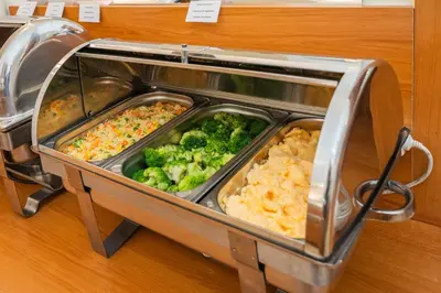 a toaster oven filled with different types of food at City Centre in Prague