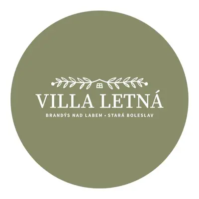 a logo for a villa leiana brand at Villa Letná in Brandýs nad Labem-Stará Boleslav