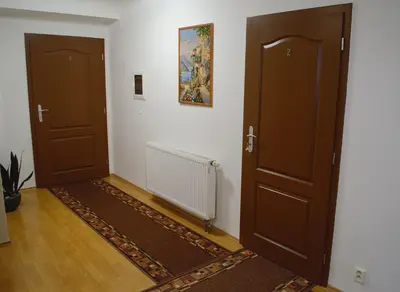 a kids room with a bunk bed and a ladder at Prague Sweet Home in Prague